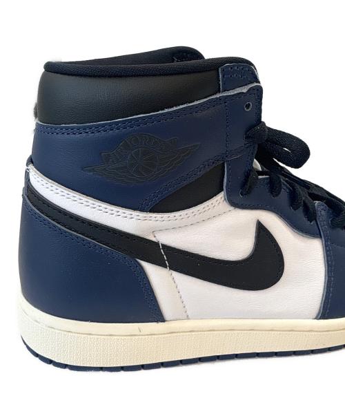 NIKE（ナイキ）NIKE (ナイキ) NIKE　Air Jordan 1 Retro High OG ホワイト×ネイビー サイズ:27.5の古着・服飾アイテム