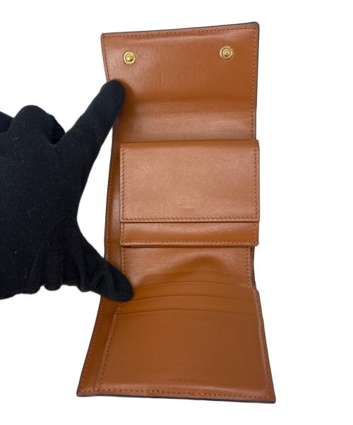CELINE（セリーヌ）CELINE (セリーヌ) CELINE トリオンフ　3つ折り財布 ブラウンの古着・服飾アイテム