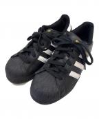 adidasアディダス）の古着「adidas　Superstar　スニーカー」｜ブラック×ホワイト