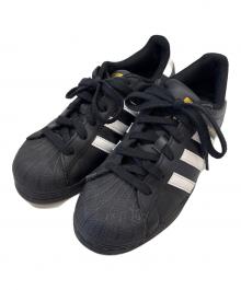 adidas（アディダス）の古着「adidas　Superstar　スニーカー」｜ブラック×ホワイト