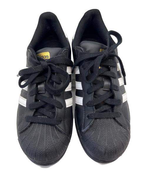 adidas（アディダス）adidas (アディダス) adidas　Superstar　スニーカー ブラック×ホワイト サイズ:23.5の古着・服飾アイテム