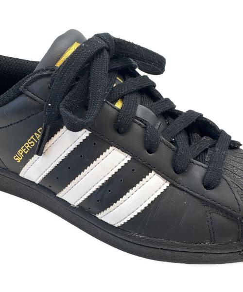 adidas（アディダス）adidas (アディダス) adidas　Superstar　スニーカー ブラック×ホワイト サイズ:23.5の古着・服飾アイテム