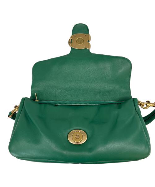 COACH（コーチ）COACH (コーチ) COACH　ピロータビー　ワンショルダーバッグ グリーンの古着・服飾アイテム