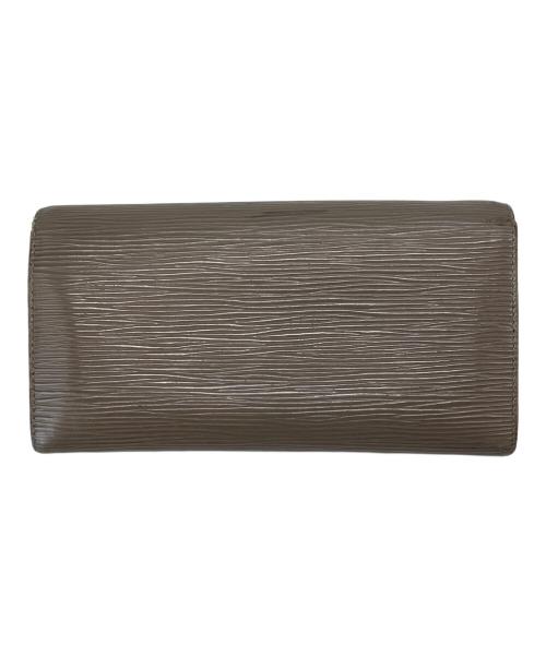 LOUIS VUITTON（ルイ ヴィトン）LOUIS VUITTON (ルイ ヴィトン) LOUIS VUITTON　エピ　長財布 グレージュの古着・服飾アイテム