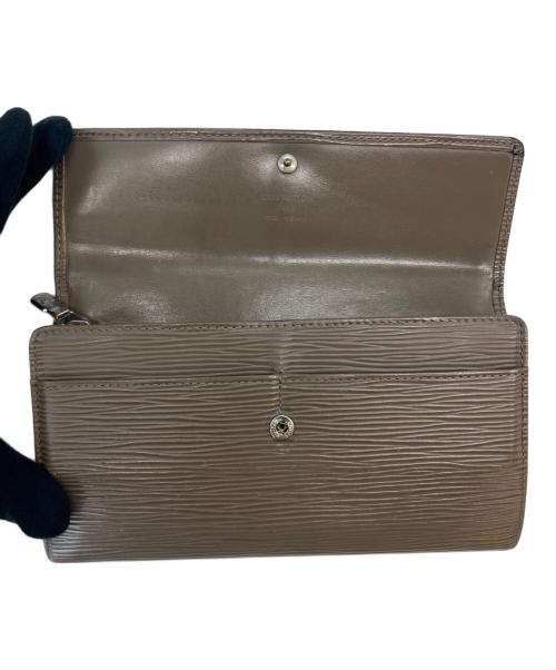 LOUIS VUITTON（ルイ ヴィトン）LOUIS VUITTON (ルイ ヴィトン) LOUIS VUITTON　エピ　長財布 グレージュの古着・服飾アイテム