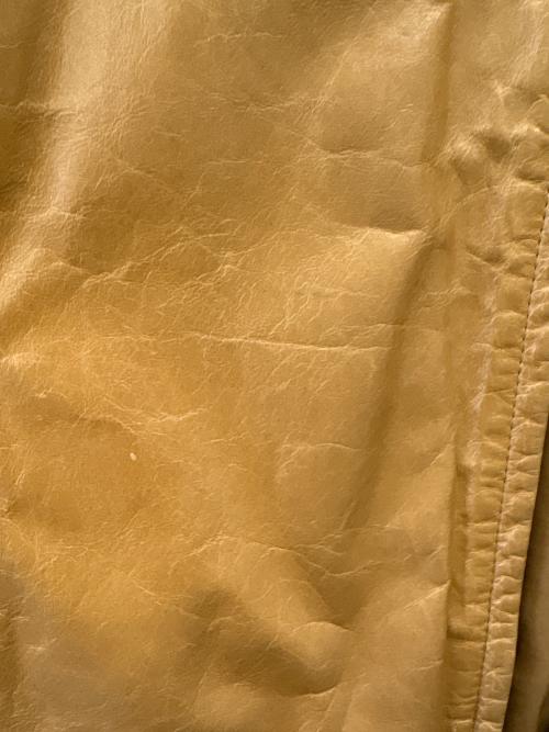 HUGO BOSS（ヒューゴ ボス）HUGO BOSS (ヒューゴ ボス) HUGO BOSS　シングルライダースジャケット ブラウン サイズ:48の古着・服飾アイテム