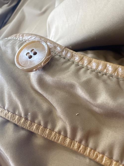 HUGO BOSS（ヒューゴ ボス）HUGO BOSS (ヒューゴ ボス) HUGO BOSS　シングルライダースジャケット ブラウン サイズ:48の古着・服飾アイテム