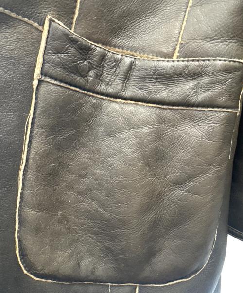 HUGO BOSS（ヒューゴ ボス）HUGO BOSS (ヒューゴ ボス) HUGO BOSS　ムートンジャケット ブラウン サイズ:50の古着・服飾アイテム