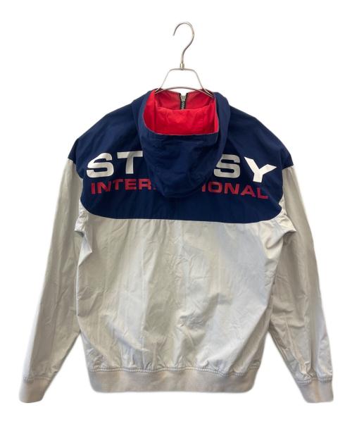 stussy（ステューシー）stussy (ステューシー) stussy　ジップアップジャケット　トリコロールカラー トリコロールカラー サイズ:Sの古着・服飾アイテム
