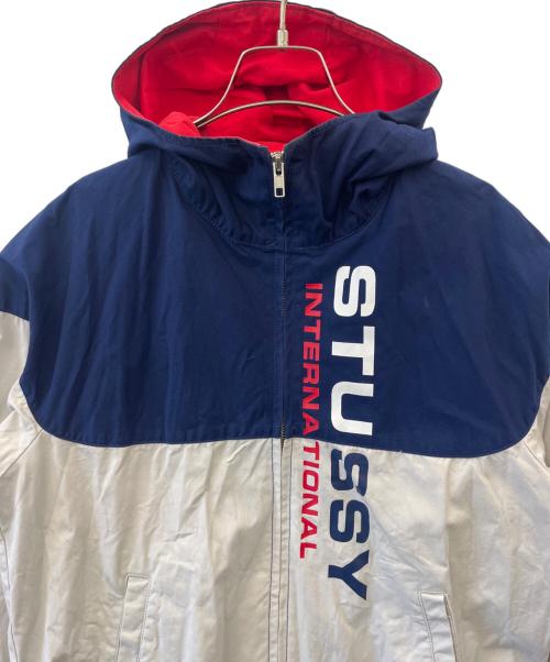 stussy（ステューシー）stussy (ステューシー) stussy　ジップアップジャケット　トリコロールカラー トリコロールカラー サイズ:Sの古着・服飾アイテム