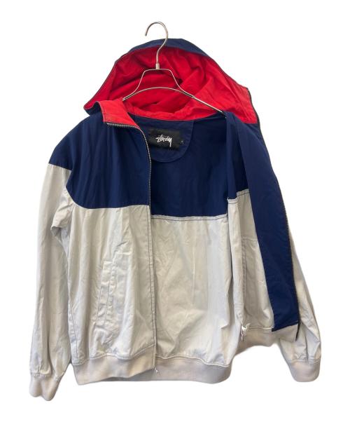 stussy（ステューシー）stussy (ステューシー) stussy　ジップアップジャケット　トリコロールカラー トリコロールカラー サイズ:Sの古着・服飾アイテム