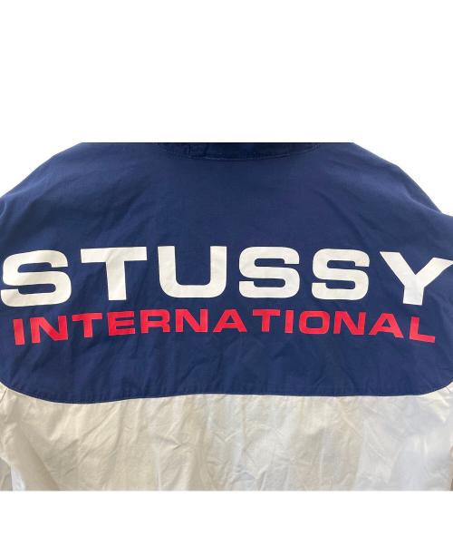 stussy（ステューシー）stussy (ステューシー) stussy　ジップアップジャケット　トリコロールカラー トリコロールカラー サイズ:Sの古着・服飾アイテム