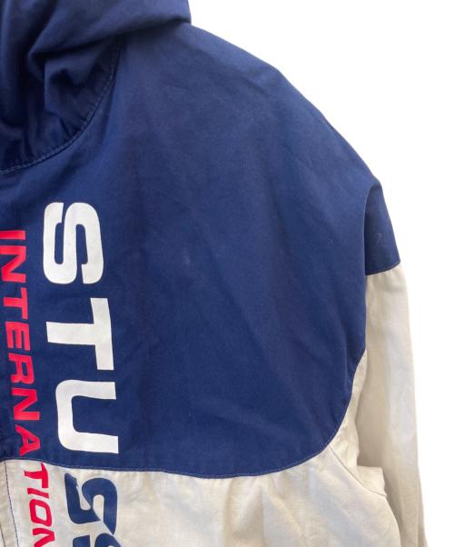stussy（ステューシー）stussy (ステューシー) stussy　ジップアップジャケット　トリコロールカラー トリコロールカラー サイズ:Sの古着・服飾アイテム