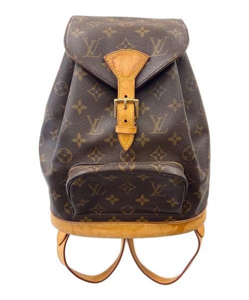 LOUIS VUITTON（ルイ ヴィトン）LOUIS VUITTON (ルイ ヴィトン) LOUIS VUITTON モノグラム モンスリMM リュック ブラウンの古着・服飾アイテム