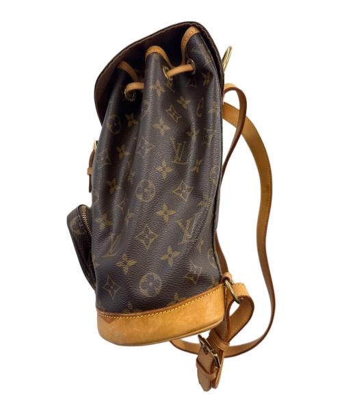 LOUIS VUITTON（ルイ ヴィトン）LOUIS VUITTON (ルイ ヴィトン) LOUIS VUITTON モノグラム モンスリMM リュック ブラウンの古着・服飾アイテム