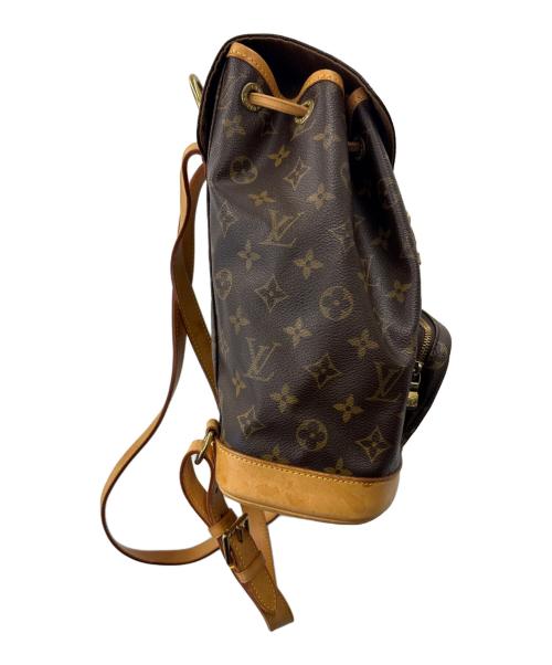LOUIS VUITTON（ルイ ヴィトン）LOUIS VUITTON (ルイ ヴィトン) LOUIS VUITTON モノグラム モンスリMM リュック ブラウンの古着・服飾アイテム