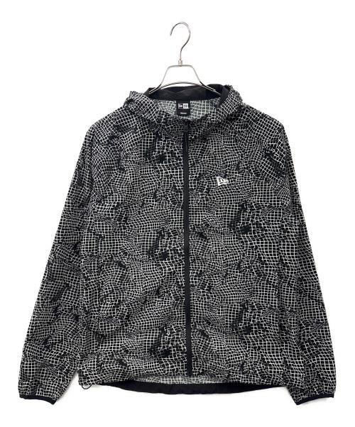 New Era（ニューエラ）New Era (ニューエラ) New Era　総柄　マウンテンパーカー ブラック サイズ:MEDIUMの古着・服飾アイテム