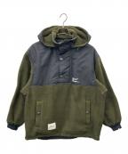 WTAPSダブルタップス）の古着「WTAPS　EX43 COLLECTION　ボアジャケット」｜グリーン×ブラック