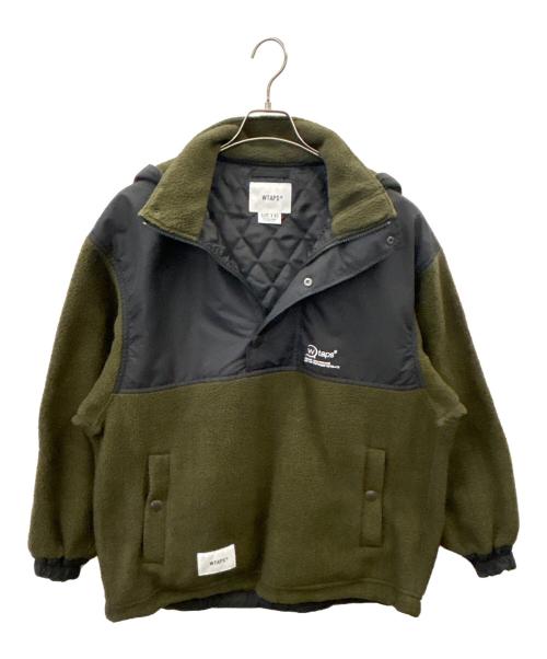WTAPS（ダブルタップス）WTAPS (ダブルタップス) WTAPS　EX43 COLLECTION　ボアジャケット グリーン×ブラック サイズ:X 02の古着・服飾アイテム