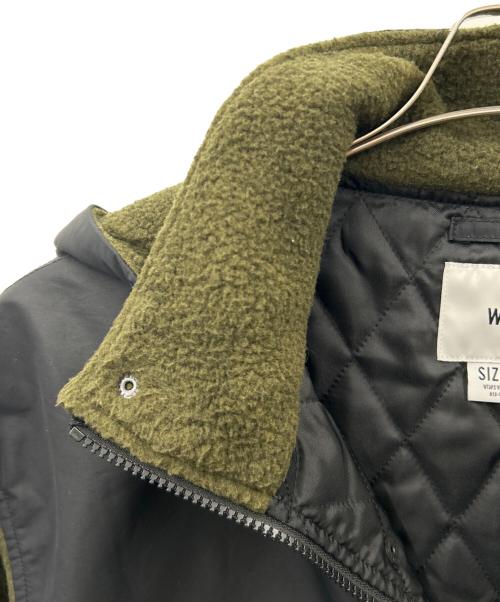 WTAPS（ダブルタップス）WTAPS (ダブルタップス) WTAPS　EX43 COLLECTION　ボアジャケット グリーン×ブラック サイズ:X 02の古着・服飾アイテム