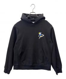 BlackEyePatch（ブラックアイパッチ）の古着「BlackEyePatch　飛び出し坊や　プルオーバーパーカー」｜ブラック