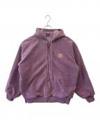 Carhartt WIPカーハート ワーク イン プログレス）の古着「CARHARTT WIP　HOODED VISTA JACKET　パーカージャケット」｜パープル