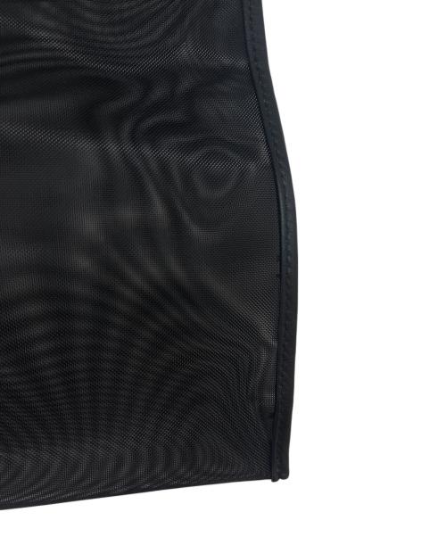 JIL SANDER NAVY（ジルサンダー ネイビー）JIL SANDER NAVY (ジルサンダー ネイビー) JIL SANDER NAVY　メッシュトートバッグ ブラックの古着・服飾アイテム