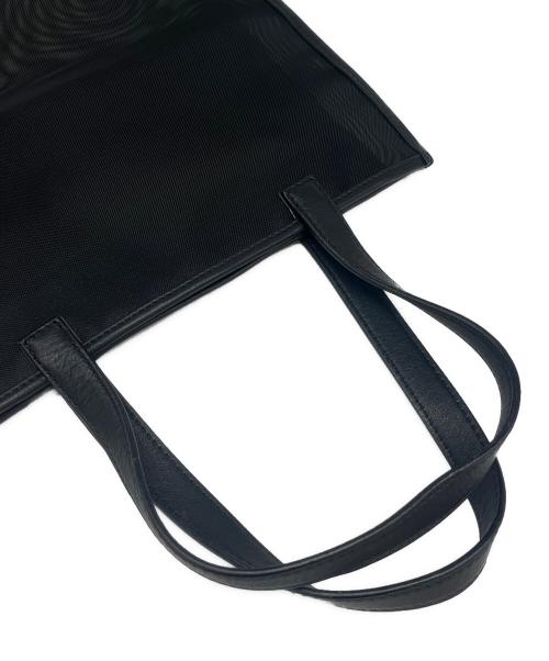 JIL SANDER NAVY（ジルサンダー ネイビー）JIL SANDER NAVY (ジルサンダー ネイビー) JIL SANDER NAVY　メッシュトートバッグ ブラックの古着・服飾アイテム