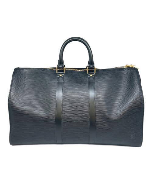 LOUIS VUITTON（ルイ ヴィトン）LOUIS VUITTON (ルイ ヴィトン) エピ　キーポル50　LOUIS VUITTON　ボストンバッグ ブラックの古着・服飾アイテム