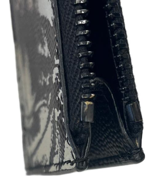 Saint Laurent Paris（サンローランパリ）Saint Laurent Paris (サンローランパリ) Saint Laurent Paris　カードポケット付コインケース ブラック×ホワイトの古着・服飾アイテム