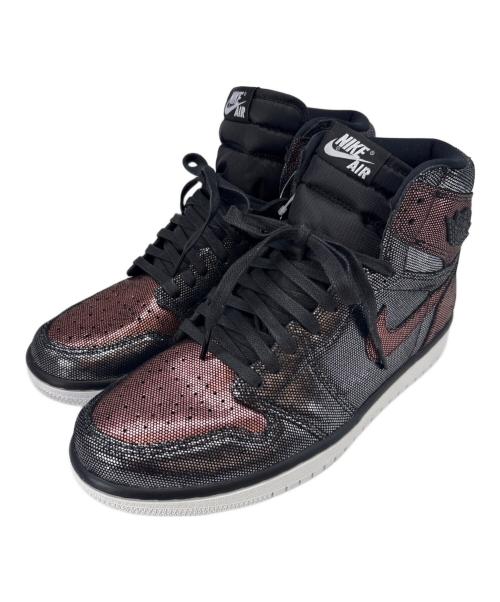 NIKE（ナイキ）NIKE (ナイキ) NIKE　W Air Jordan 1 High OG Fearless　ハイカットスニーカー ブラック×ブラウン サイズ:28の古着・服飾アイテム
