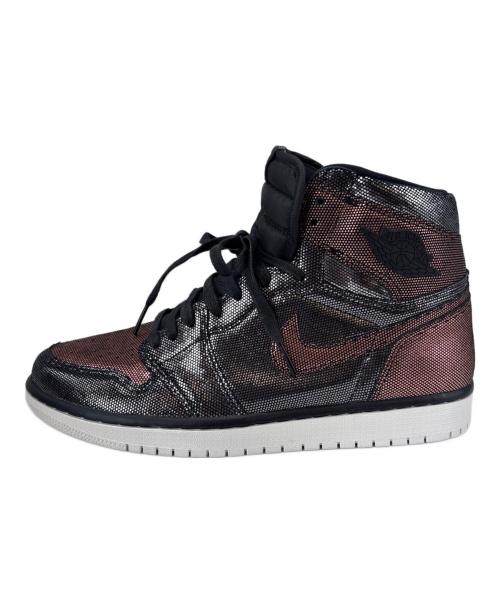 NIKE（ナイキ）NIKE (ナイキ) NIKE　W Air Jordan 1 High OG Fearless　ハイカットスニーカー ブラック×ブラウン サイズ:28の古着・服飾アイテム