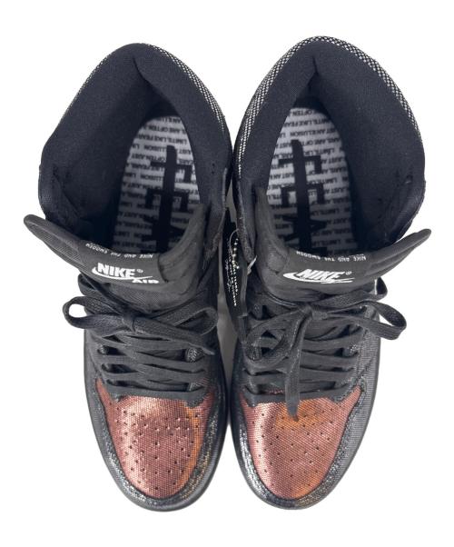 NIKE（ナイキ）NIKE (ナイキ) NIKE　W Air Jordan 1 High OG Fearless　ハイカットスニーカー ブラック×ブラウン サイズ:28の古着・服飾アイテム
