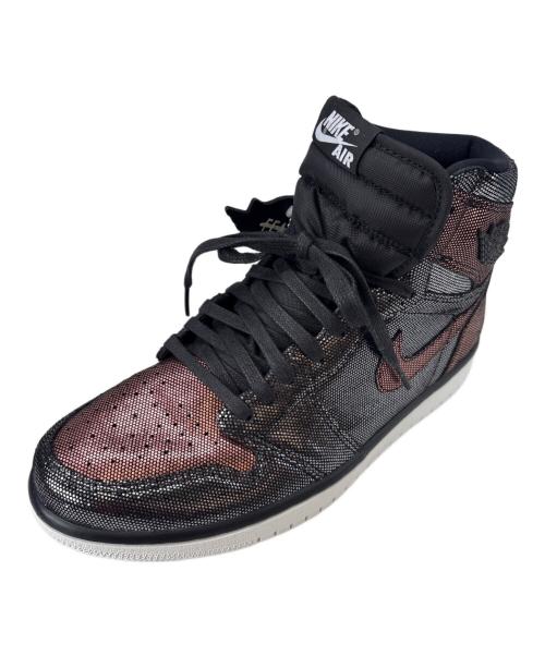 NIKE（ナイキ）NIKE (ナイキ) NIKE　W Air Jordan 1 High OG Fearless　ハイカットスニーカー ブラック×ブラウン サイズ:28の古着・服飾アイテム