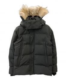 CANADA GOOSE（カナダグース）の古着「CANADA GOOSE　WYNDHAM PARKA　ダウンジャケット」｜ブラック