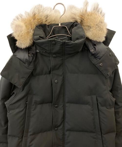 CANADA GOOSE（カナダグース）CANADA GOOSE (カナダグース) CANADA GOOSE　WYNDHAM PARKA　ダウンジャケット ブラック サイズ:ＬG 180/108Yの古着・服飾アイテム