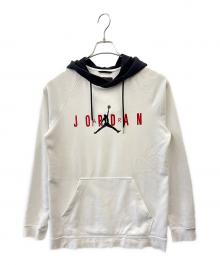 JORDAN（ジョーダン）の古着「JORDAN　プルオーバーパーカー」｜ホワイト