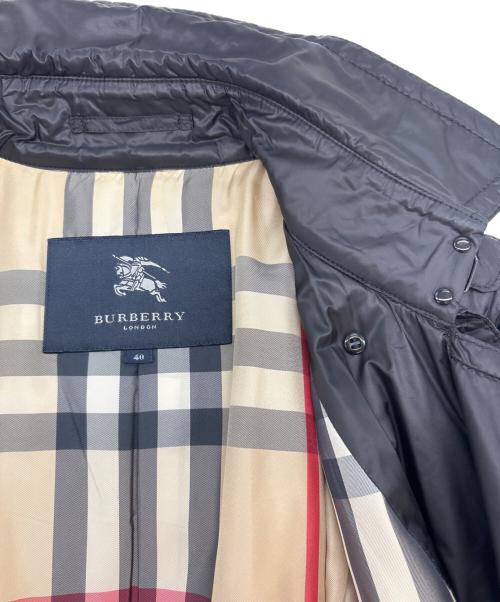 BURBERRY（バーバリー）BURBERRY (バーバリー) ナイロンコート ブラック サイズ:40の古着・服飾アイテム
