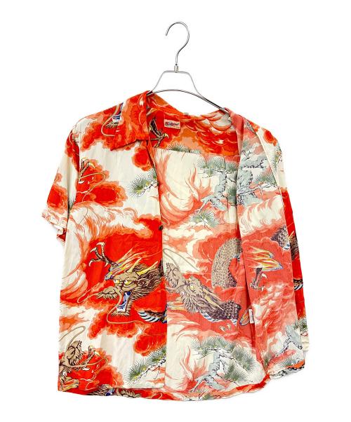 SUN SURF TOYO（サンサーフトーヨー）SUN SURF TOYO (サンサーフトーヨー) Sun Surf Toyo アロハシャツ　龍 オレンジ サイズ:Mの古着・服飾アイテム