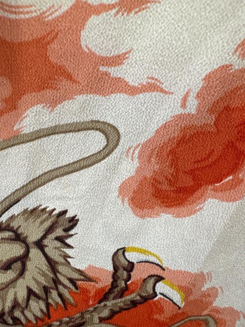 SUN SURF TOYO（サンサーフトーヨー）SUN SURF TOYO (サンサーフトーヨー) Sun Surf Toyo アロハシャツ　龍 オレンジ サイズ:Mの古着・服飾アイテム