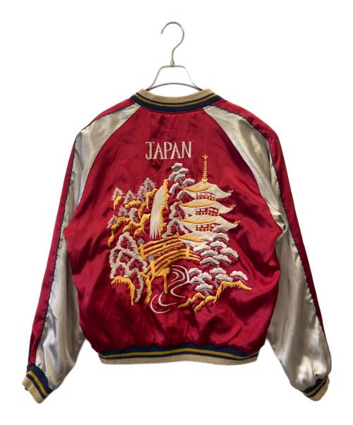 東洋エンタープライズ（トウヨウエンタープライズ）東洋エンタープライズ (トウヨウエンタープライズ) 東洋エンタープライズ　365 TH COMM RECON　リバーシブルスカジャン ネイビー×ベージュ サイズ:Lの古着・服飾アイテム