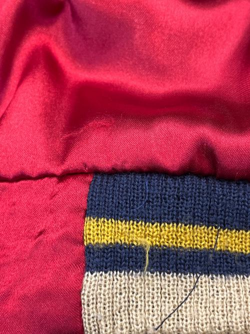 東洋エンタープライズ（トウヨウエンタープライズ）東洋エンタープライズ (トウヨウエンタープライズ) 東洋エンタープライズ　365 TH COMM RECON　リバーシブルスカジャン ネイビー×ベージュ サイズ:Lの古着・服飾アイテム