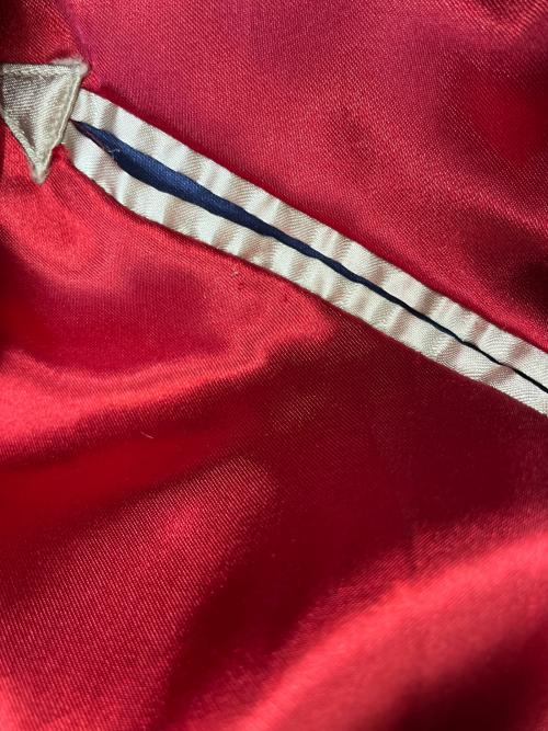 東洋エンタープライズ（トウヨウエンタープライズ）東洋エンタープライズ (トウヨウエンタープライズ) 東洋エンタープライズ　365 TH COMM RECON　リバーシブルスカジャン ネイビー×ベージュ サイズ:Lの古着・服飾アイテム