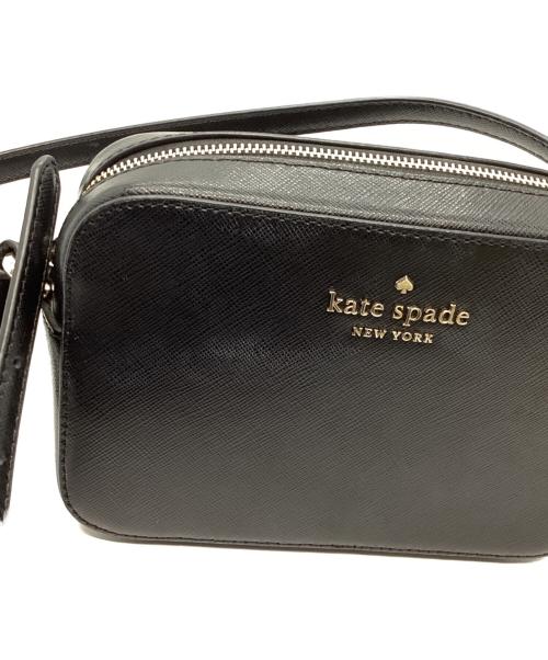 Kate Spade（ケイトスペード）Kate Spade (ケイトスペード) MADISON S LEATHER MINI CROSSBODY ブラック サイズ:表記なしの古着・服飾アイテム