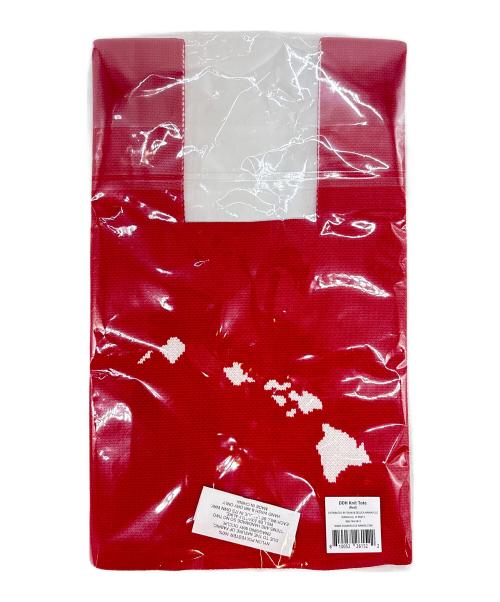 DEAN&DELUCA（ディーンアンドデルーカ）DEAN&DELUCA (ディーンアンドデルーカ) DEAN&DELUCA　ハワイカカアコ限定　ニットトートバッグ レッドの古着・服飾アイテム
