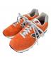 NEW BALANCE（ニューバランス）の古着「NEW BALANCE　スウェードスニーカー」｜オレンジ