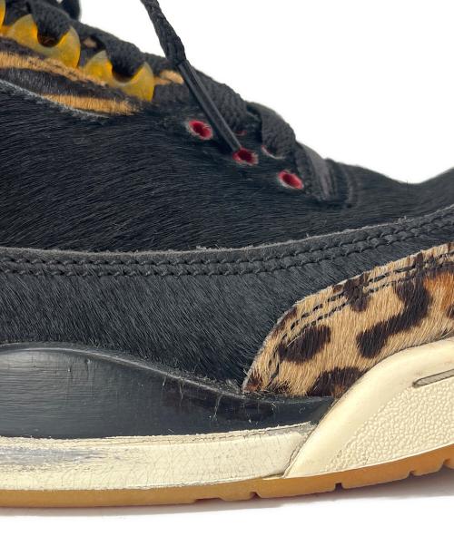 NIKE（ナイキ）NIKE (ナイキ) NIKE　AIR JORDAN3　Animal Instinct　ハイカットスニーカー ブラック×ブラウン サイズ:26の古着・服飾アイテム