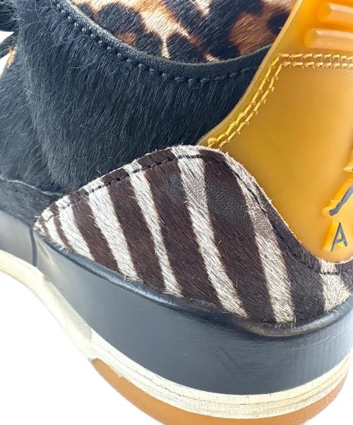 NIKE（ナイキ）NIKE (ナイキ) NIKE　AIR JORDAN3　Animal Instinct　ハイカットスニーカー ブラック×ブラウン サイズ:26の古着・服飾アイテム