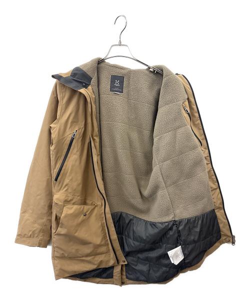 HAGLOFT（ホグロフス）HAGLOFT (ホグロフス) HAGLOFT　マウンテンパーカー ベージュ サイズ:Sの古着・服飾アイテム