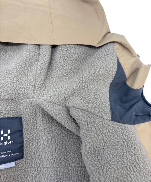 HAGLOFT（ホグロフス）HAGLOFT (ホグロフス) HAGLOFT　マウンテンパーカー ベージュ サイズ:Sの古着・服飾アイテム